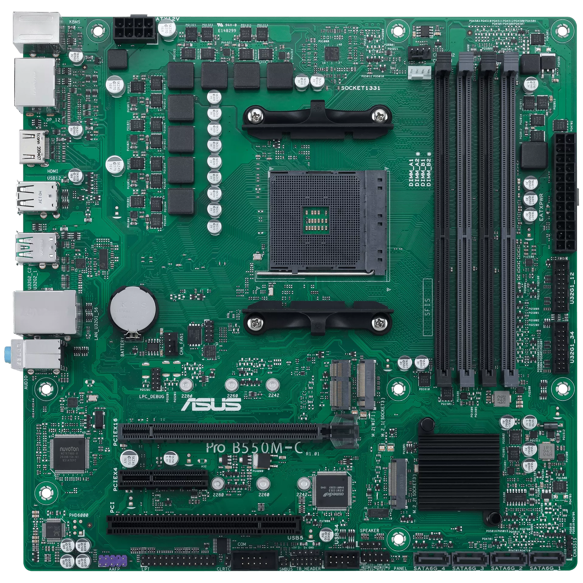 Материнская плата ASUS PRO B550M-C / CSM