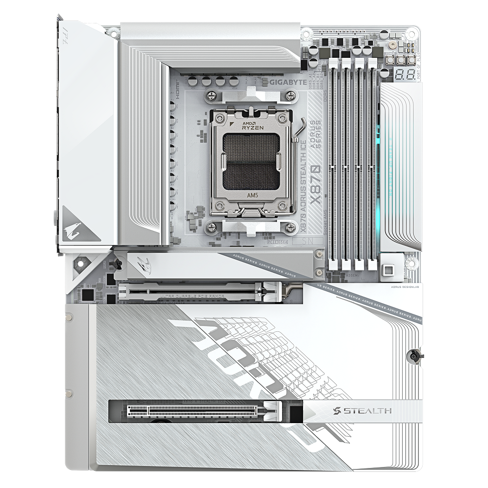 Материнская плата GIGABYTE X870 A STEALTH ICE