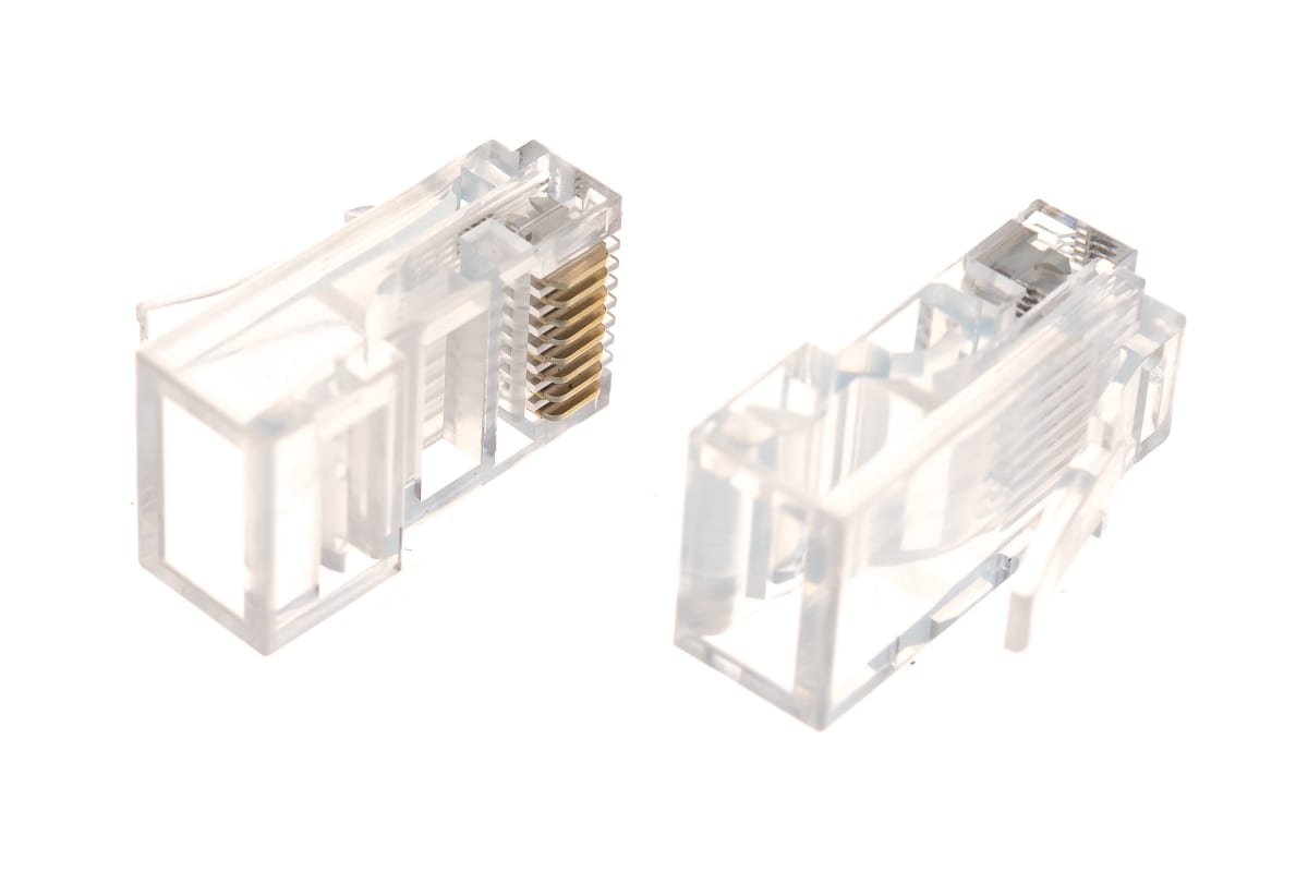 Коннектор Gembird [ PLUG3UP6/5-100 ] (RJ-45 (8p8c), 5E, для Витой пары UTP, 100 шт)