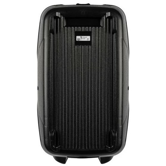 Комплект акустических систем INTREND [ITSPK-2X200BT] портативный, 400 Вт, 2 х 10"+0.75", 6-канальный микшер, фантомное питание +48V, 24-bit FX, MP3 плеер (USB+SD card), радио, Bluetooth, 1 проводной микрофон, 2 стойки для а/с (2 места)