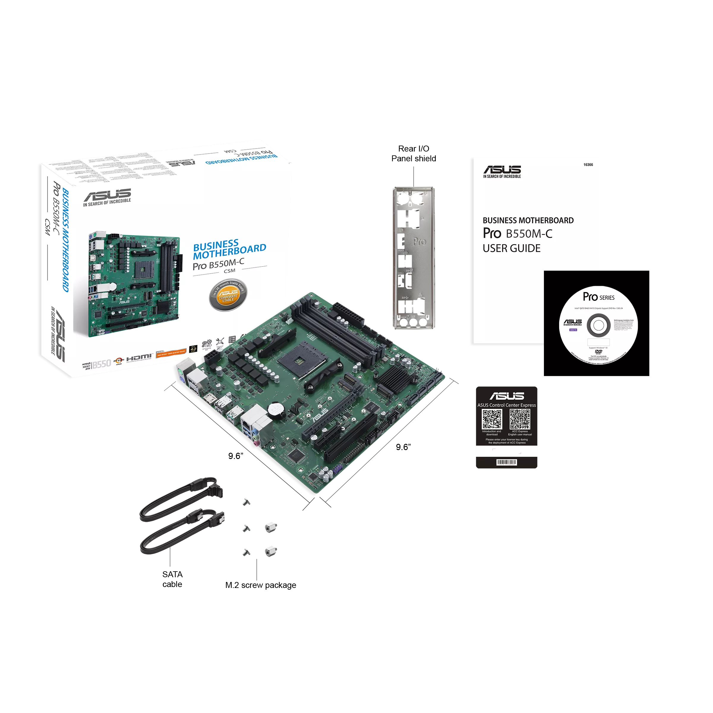 Материнская плата ASUS PRO B550M-C / CSM