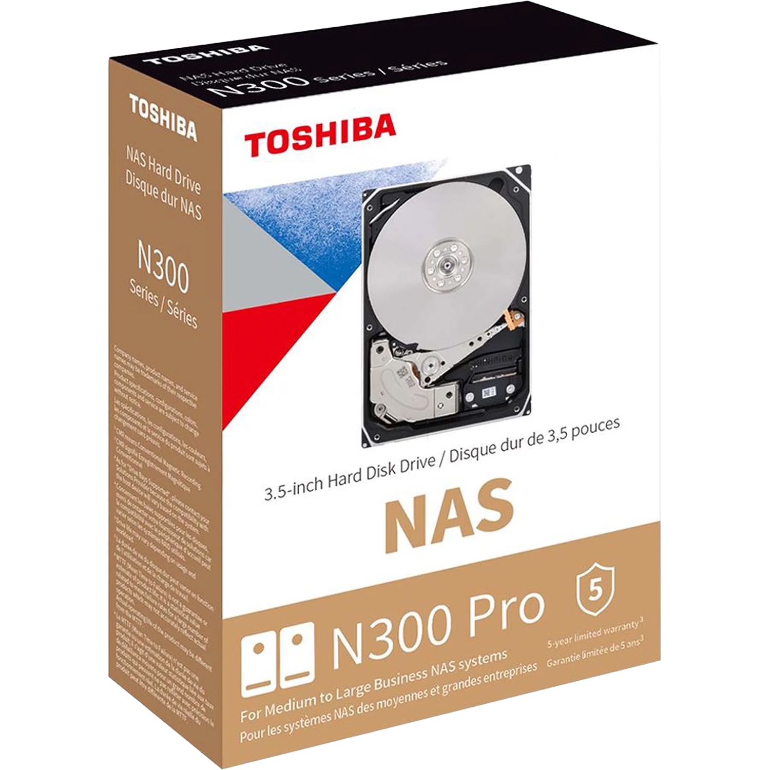 Жесткий диск Toshiba N300 Pro NAS 12Tb (HDWG51CXZSTB)