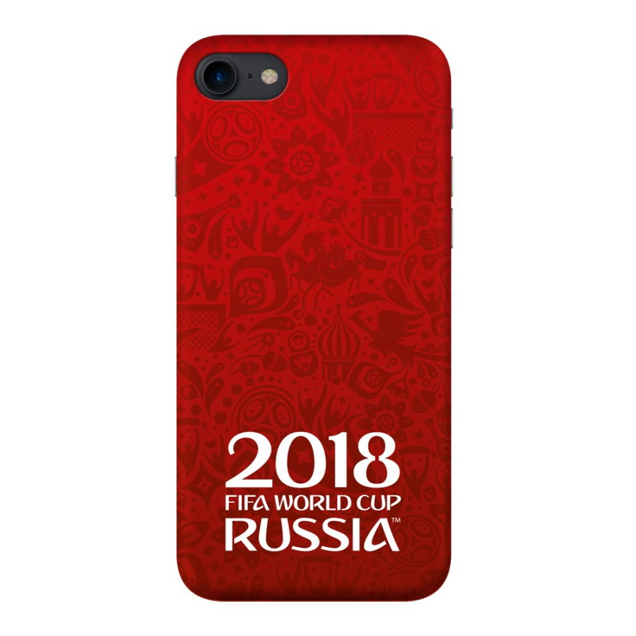 Чехол для Apple iPhone 7/8, Deppa (FIFA_Official Logotype_red) [ 103904 ]