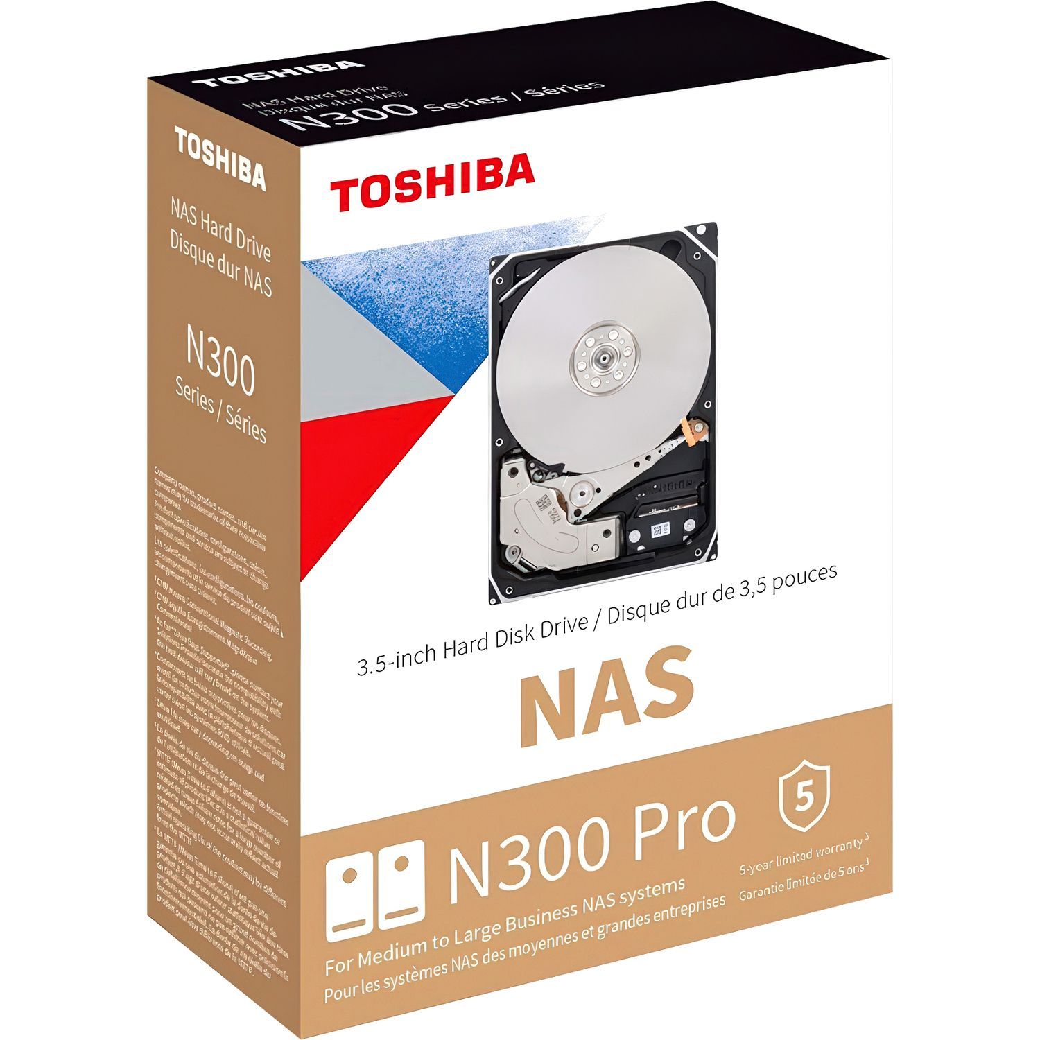 Жесткий диск Toshiba N300 PRO NAS 24Tb (HDWG82EXZSTB)