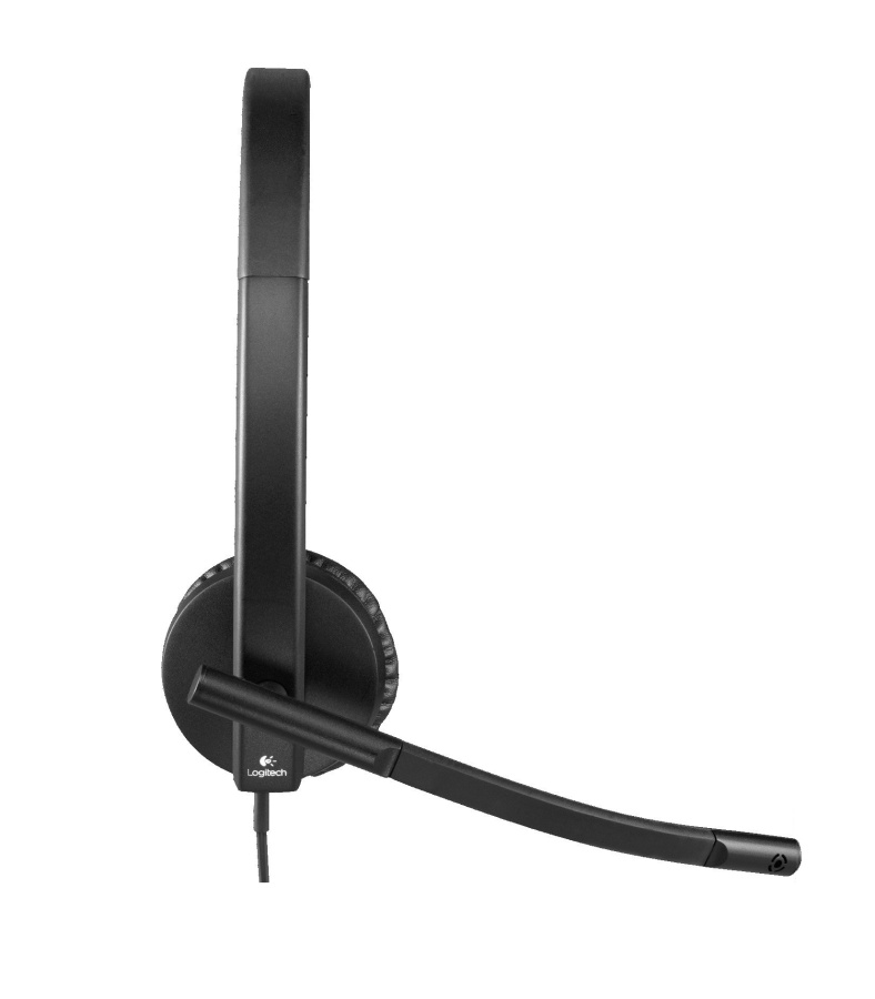 Гарнитура моно Logitech USB Headset Mono H570e (черный, 31.5-20000 Гц, 94дБ, 2,1 м, USB 2.0 Type A, 85 г) [ 981-000571 ]