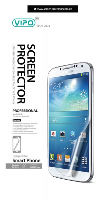 Пленка защитная для универсальная 5.55", samsung Galaxy Note II, Vipo (глянцевая) [ GALNOTE2 CL ]